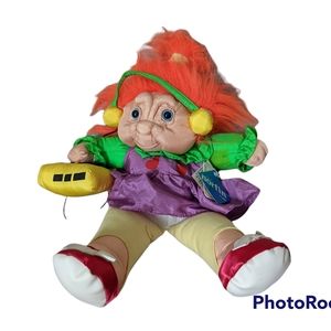 Vintage Norfin Trolls Para Cutes Walkman Plush Troll